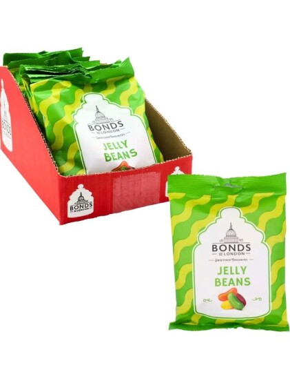 12 stk Jelly Beans   Bonds of London   Hel Eske 130 gram UK