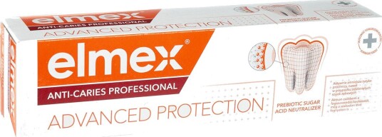 Elmex Anti-Caries Professional Advanced Protection Fluortannkrem mot karies 75 ml.