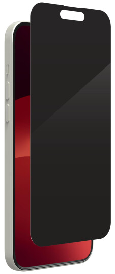 ZAGG / INVISIBLESHIELD iPhone 15 Plus Privacy Skjermbeskytter 2-veis personvernfilter ripe-/knusebeskyttelse antimikrobiell berøringsfølsom