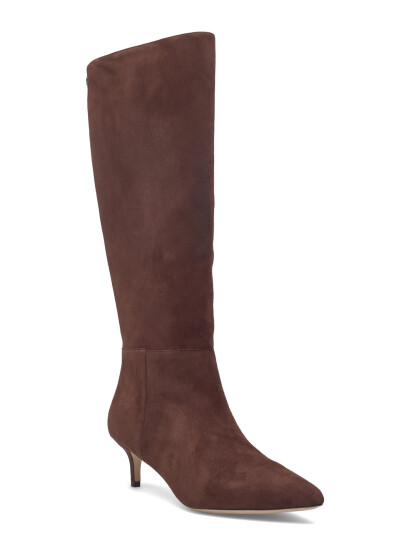 Lauren Ralph Lauren Mckay Suede Tall Boot Heel - Brown - 38 Lauren Ralph Lauren Mckay Suede Tall Boot Heel - Brown - 38