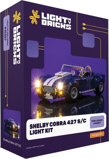 Light My Bricks Shelby Cobra 427 lyssett