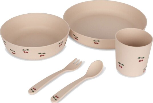 Konges Sløjd Pla Dinner Sets Cherry Konges Sløjd Pla Dinner Sets Cherry