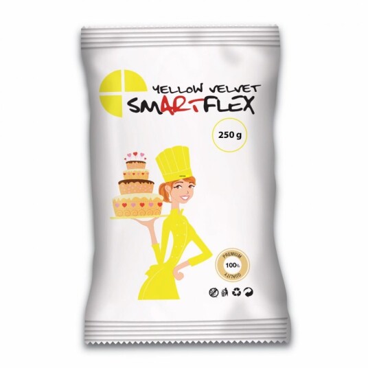 Smartflex Gul Fondant Velvet 250g 