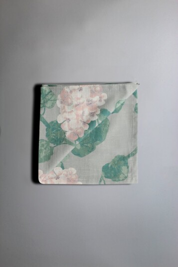 Servietter 4 pakning   Amara grå/rosa Størrelse: 40 x 40 cm