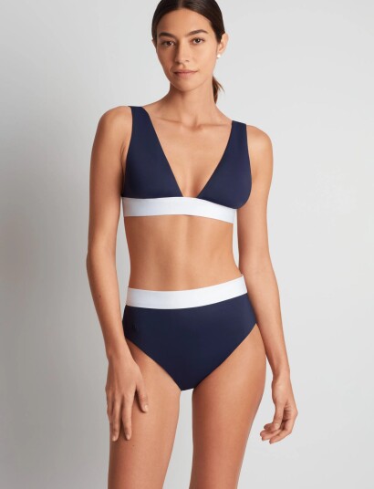 Lauren Ralph Lauren Swimwear Lrl Bel Air Banded High Waist Pant Navy 38 Lauren Ralph Lauren Swimwear Lrl Bel Air Banded High Waist Pant Navy 38