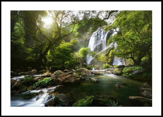 Woraphon Banchobdi Mountain stream Plakat Plakat / 100x150cm