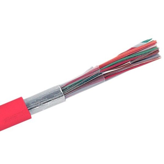 Nexans ELAQBY Alarmkabel 5 x 2 x 0,6 mm, rød 1 m, kappet