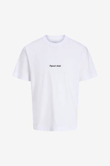 Jack & Jones jorNorrebro Emb Tee T-skjorte Hvit Casual