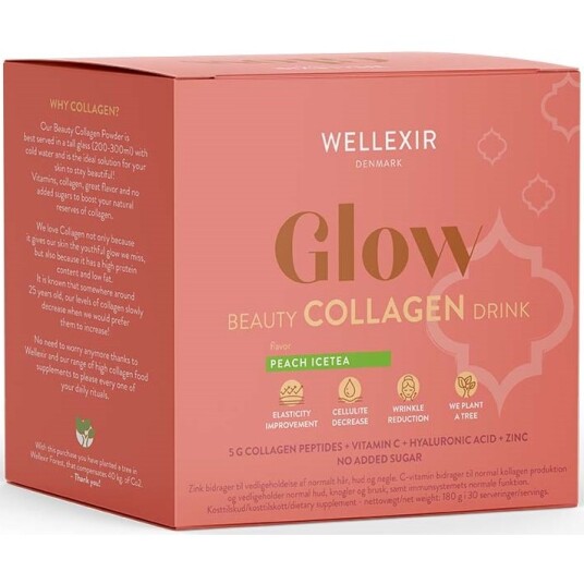 Wellexir - Glow Beauty Drink Peach Ice Tea 30 BOX Wellexir - Glow Beauty Drink Peach Ice Tea 30 BOX