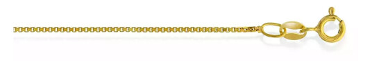Veneziansk kjede i forgylt 925 sølv 0,7 mm, 60 cm