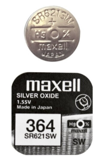 Maxell Knappebatteri SR621SW / 364 Maxell Knappebatteri SR621SW / 364