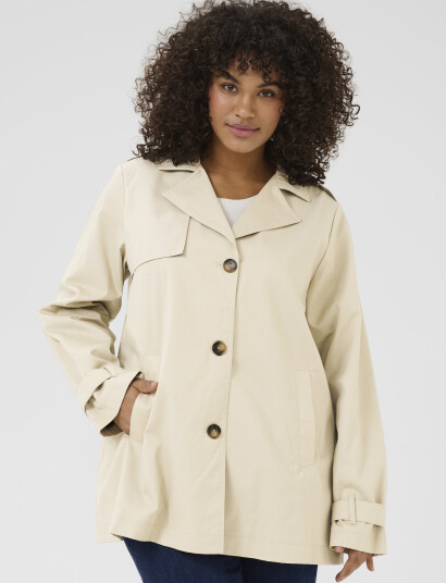 Kaffe Curve Kctricia Jacket - Cream - 52