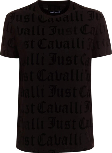 Just Cavalli Dame Topper Svart 2XS,