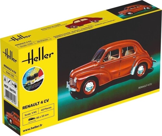 Heller Startsett 1/43 Renault 4 CV