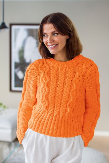 ADAGIO genser oransje ADAGIO genser oransje