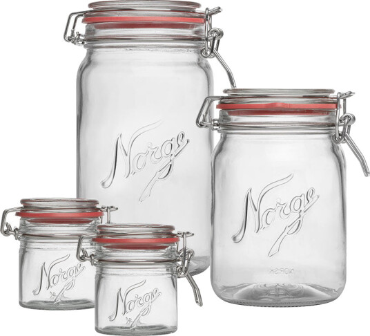 Norgesglass Pakke m/Hengslet Lokk