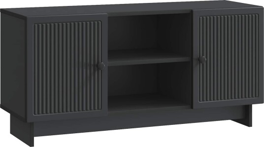 TV skap 102 x 34,5 x 50 cm Svart Konstruert tre TV skap 102 x 34,5 x 50 cm Svart Konstruert tre