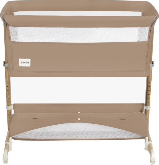 Lionelo Thomi Plus 5-i-1 Bedside Crib, Beige Carmel