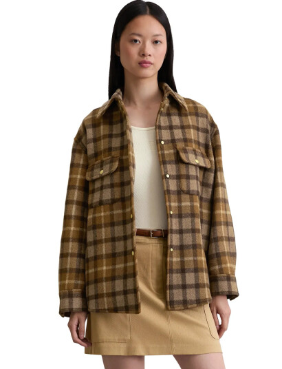 Marc O"Polo Woven Outdoor Jackets - Brown - 44 Marc O"Polo Woven Outdoor Jackets - Brown - 44