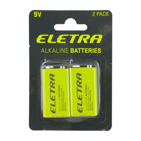 ELETRA BATTERI ALK 9V 2PK