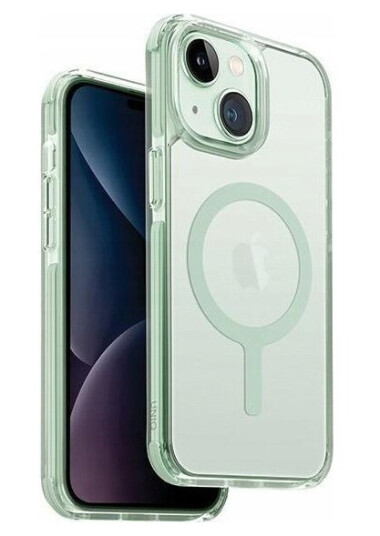 Uniq Combat Magclick Ladeveske Til Iphone 15 Plus / 14 Plus - Mint Uniq Combat Magclick Ladeveske Til Iphone 15 Plus / 14 Plus - Mint