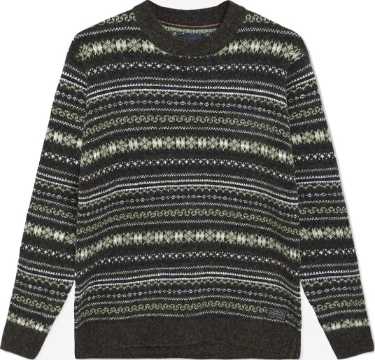 SIGNAL 12559 Vagnersi Fair Isle Knit EVERGREEN L