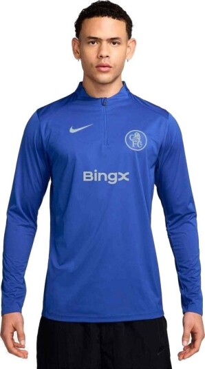 Chelsea Treningsskjorte SF Strike Drill 3. Blå/Sølv Nike størrelse M: 137 147 cm