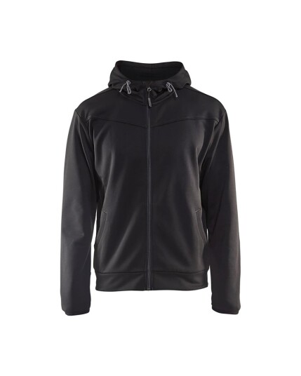 Blåkläder 336325269998XL Hettegenser med glidelås svart/mørkegrå Str. XL Klær