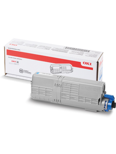 OKI 46490403 / Cyan Toner - Laser toner Blå
