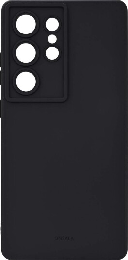 ONSALA Bakside Silikon Touch Resirkulert Samsung S25 Ultra 5G Svart