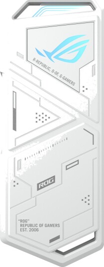 ASUS ROG Strix Arion White M.2 NVMe SSD Enclosure USB3.2 GEN2 Type-C 10Gbps Aura Sync RGB Dual USB-C to C Cable Thermal Pads