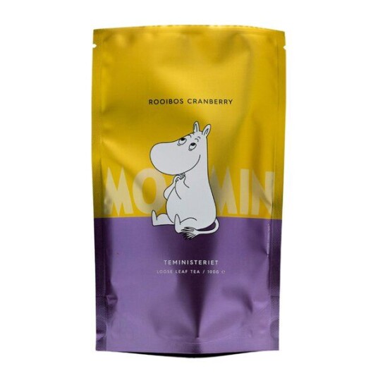 Teministeriet Mummi refill Mummitrollet rooibos te tranebær 100g Teministeriet Mummi refill Mummitrollet rooibos te tranebær 100g