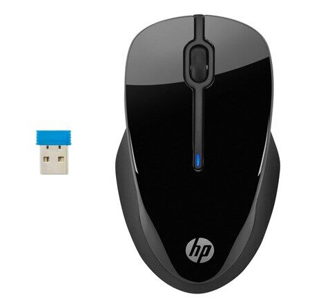 HP Wireless Mouse 250 - Mus - Svart