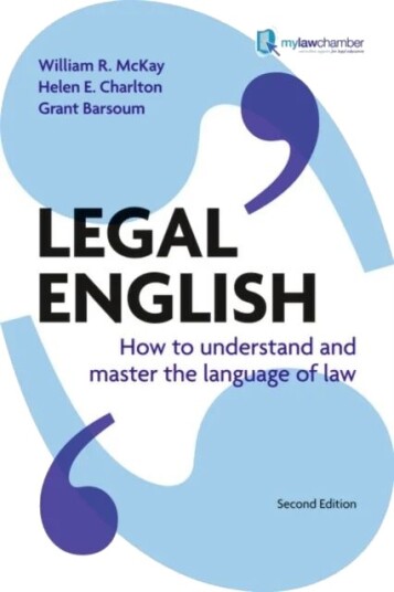 Legal English Av William Mckay, Helen Charlton, Grant Barsoum