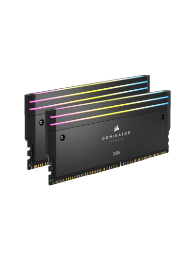 Corsair Dominator Titanium DDR5 RAM Light Enhancement Kit med RGB - Svart