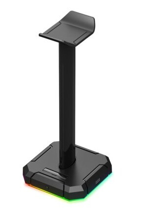 Redragon Ha300, Hodetelefonholder, Aluminium, Svart Redragon Ha300, Hodetelefonholder, Aluminium, Svart