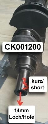 Veivaksel IPSA CK001200 Veivaksel IPSA CK001200