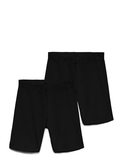 Vero Moda Girl Vmmaxi Biker Shorts Jrs 2 Pack Girl Noos   Black   146/152