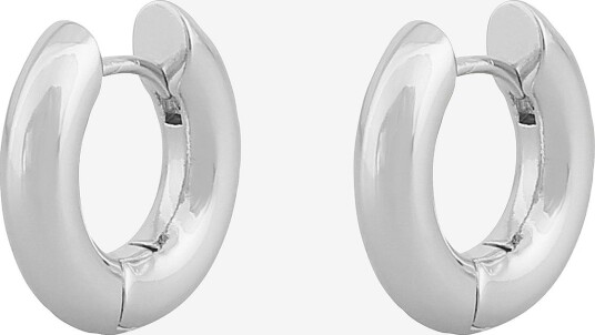 Snö of Sweden - Øredobber Sevilla ring ear plain g - Onesize - Sølv