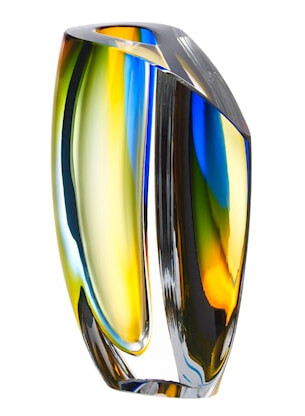 Mirage Blå/Rav Vase 21 cm Mirage Blå/Rav Vase 21 cm