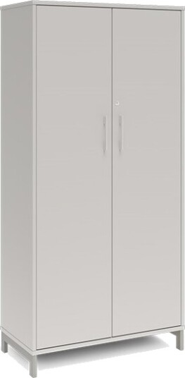 Kontorskab Dna, 800X1660 Mm, Lys Grå/Hvid 4A4 Kontorskab Dna, 800X1660 Mm, Lys Grå/Hvid 4A4
