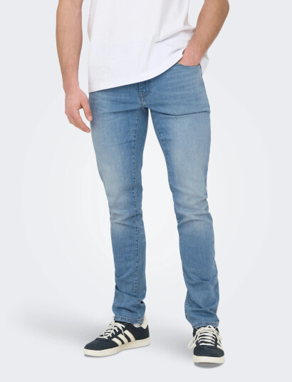 ONLY & SONS Onsloom Slim Lb 8263 Azg Dnm Noos - Blue - 36 x 32