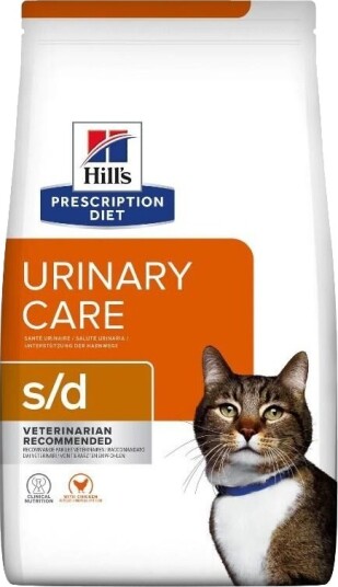 Hill's Prescription Diet s/d Urinary Care Tørrfôr til Katt med Kylling 1,5 kg