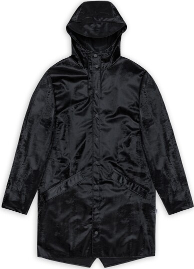 Rains Unisex Long Jacket Coal S