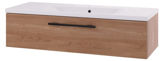 Linn Bad Ingrid D45 Servantskap med 1 Skuff Eik / 120cm Linn Bad Ingrid D45 Servantskap med 1 Skuff Eik / 120cm