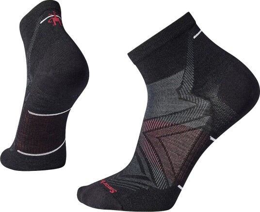 Smartwool Run Zero Cushion Ankle Socks BLACK XL