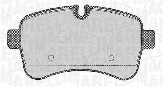 Bremseklosser MAGNETI MARELLI 363916060284