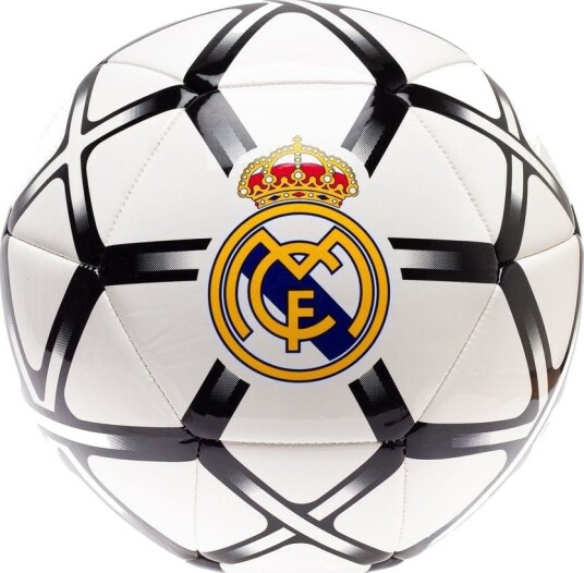 adidas Fotball Real Madrid Club Hvit/Svart Str. 5