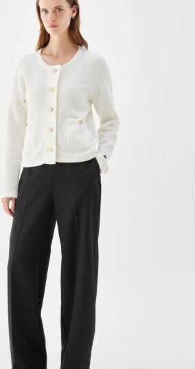 BUSNEL Estelle Cardigan White 34