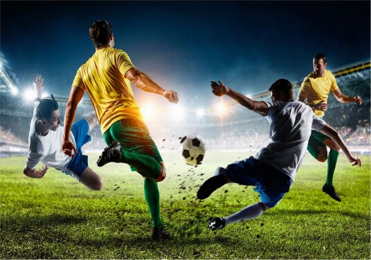 Fototapet Decisive Tackle 150x105 - Finnes i flere størrelser